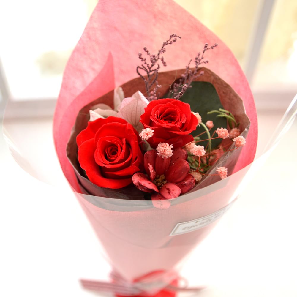 Amazon｜プリザーブドフラワー ミニ 花束1個 ブーケ プチブーケ